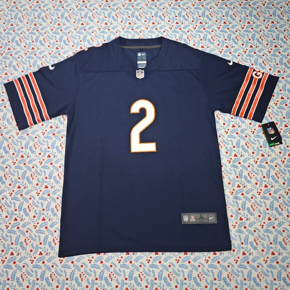 DJ Moore Navy Bears Navy Blue Jersey No. 2